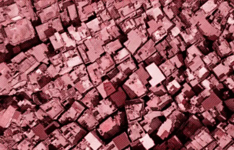 granite aerial Aerial shot of buildings from above
